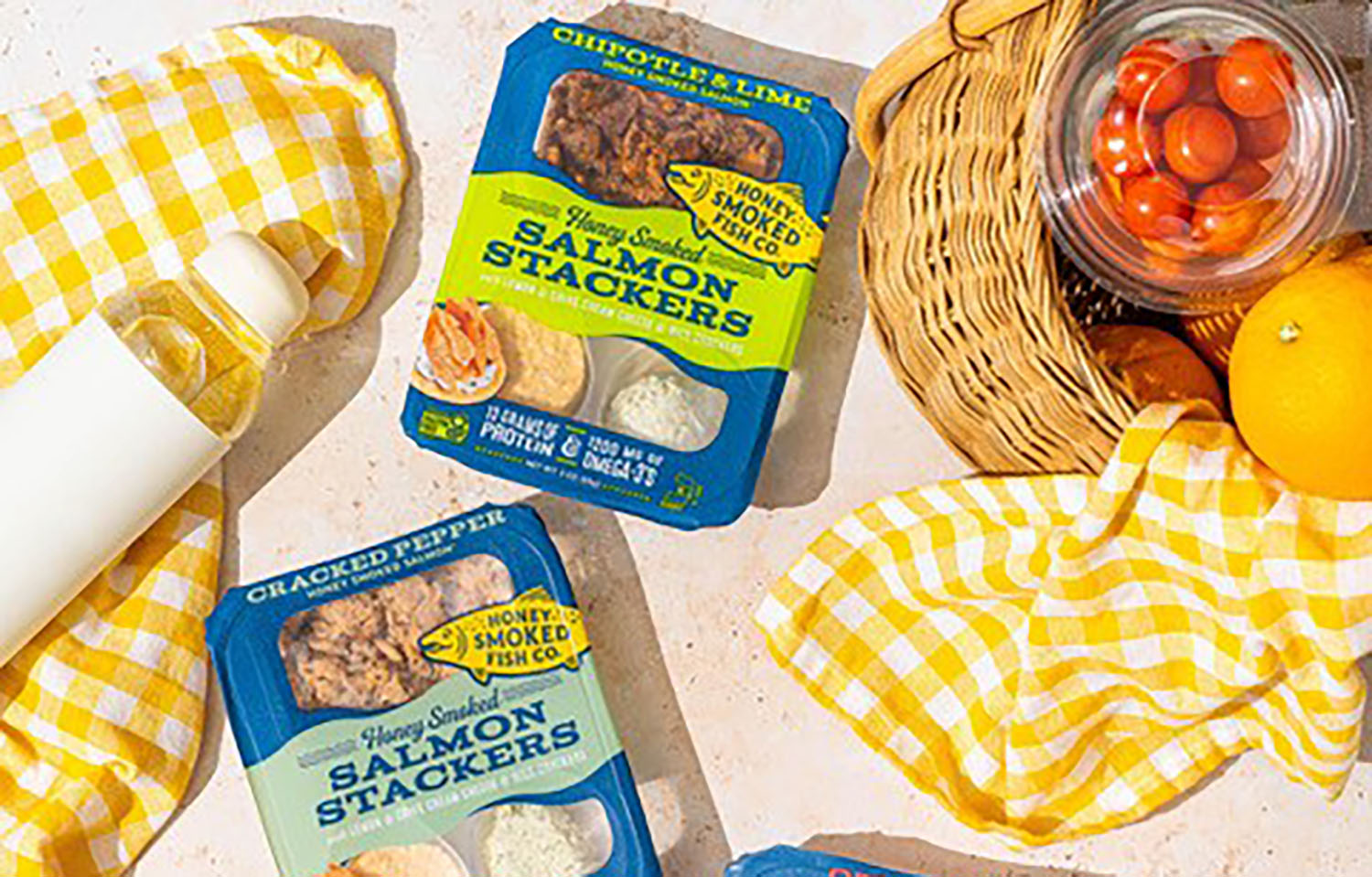 Honey Smoked Fish's new Salmon Stackers product