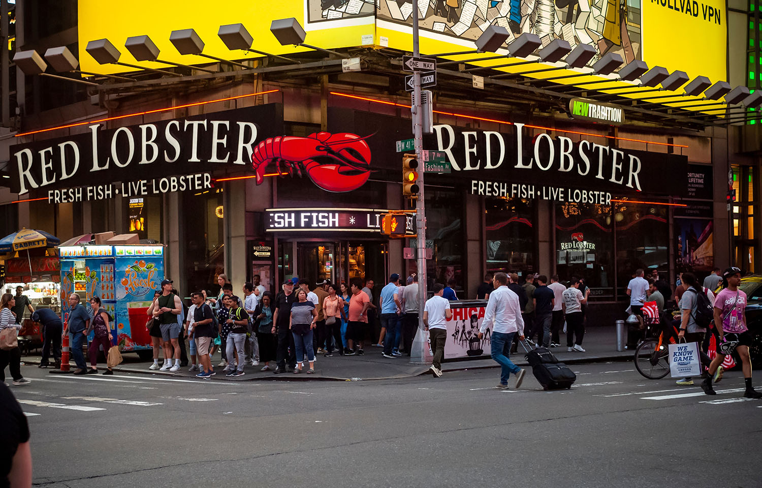 Red Lobster's Times Square location in New York City