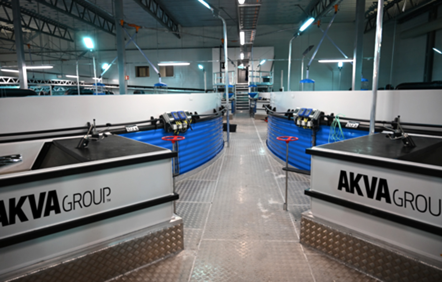 An AKVA Group post-smolt facility.