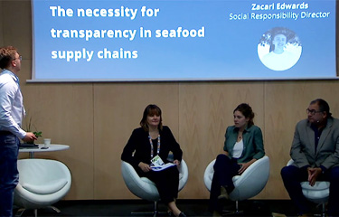 An IPNLF panel at Seafood Expo Global