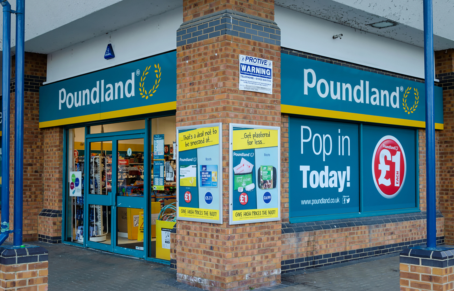 A Poundland location in Flint, Wales