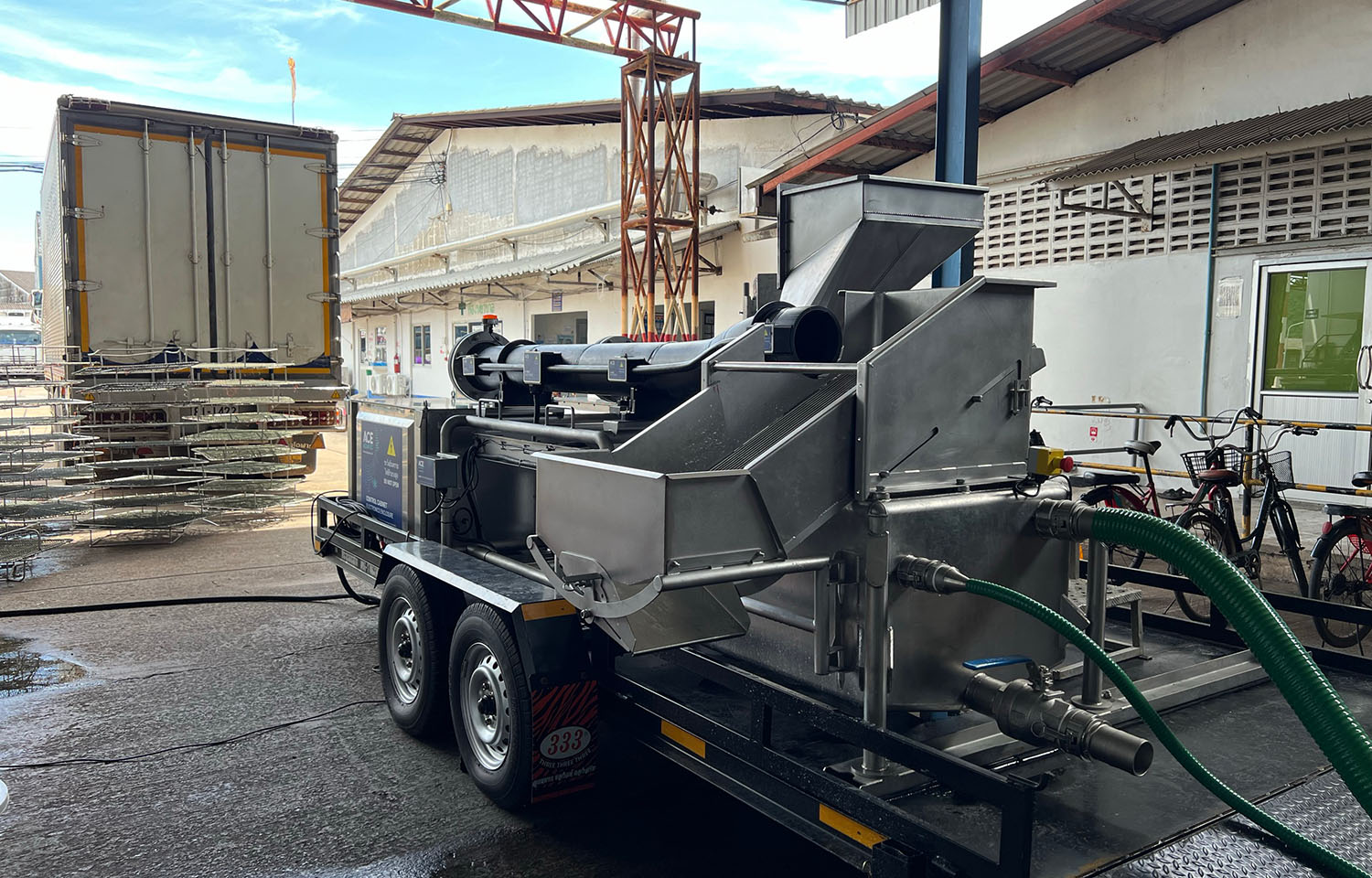 Ace Aquatec’s new A-HSU humane stunning system for shrimp
