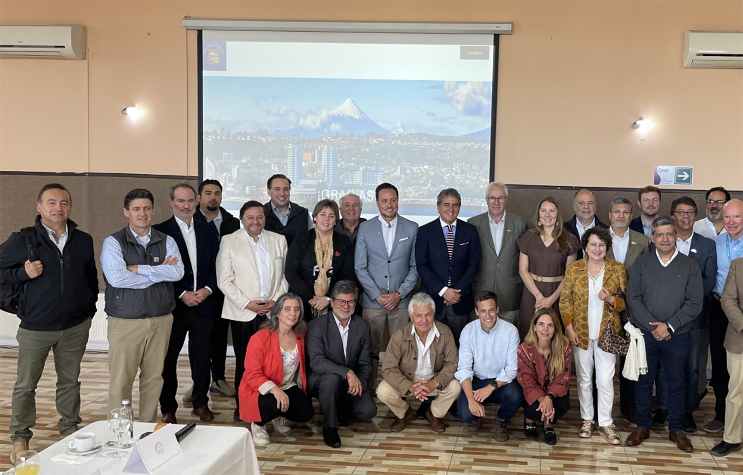 Chile Salmon Council members attending a planning meeting in the southern city of Puerto Montt