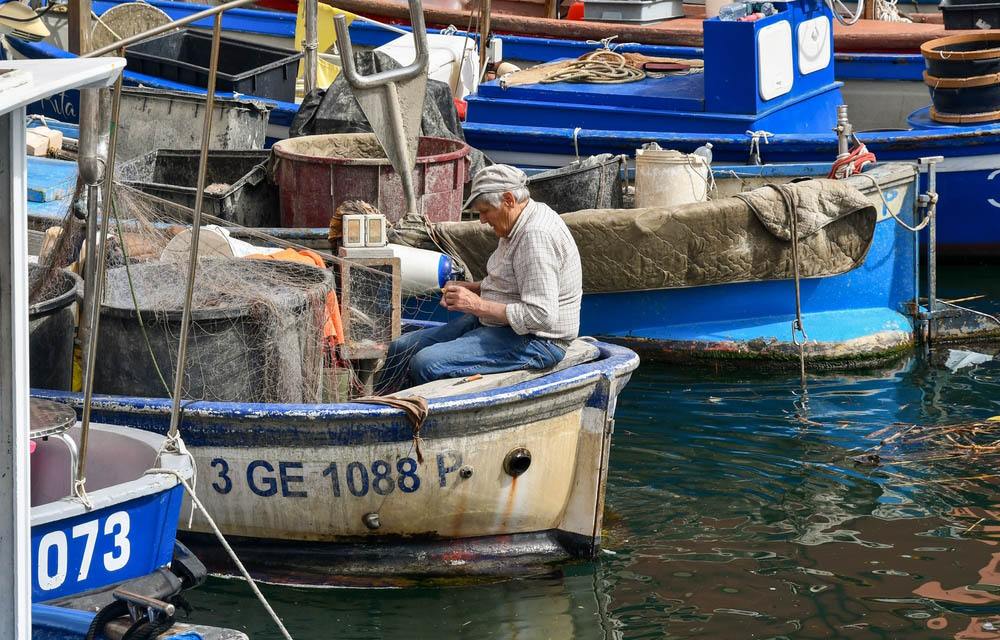 a fisherman in Italy