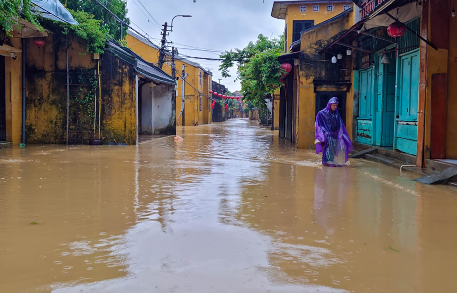 Flooding in Hoi An, Vietnam