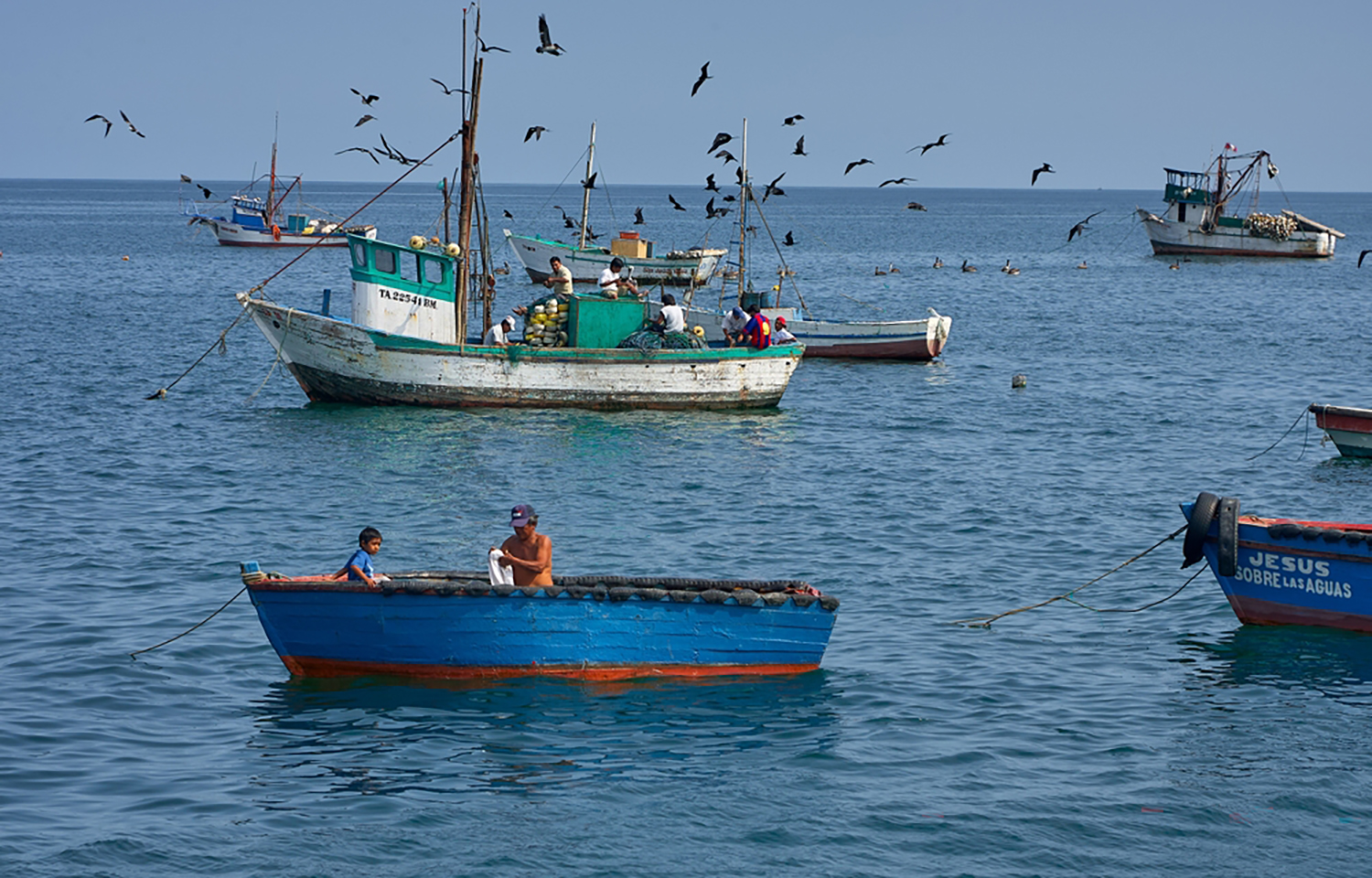 Fishing vessels in Peru