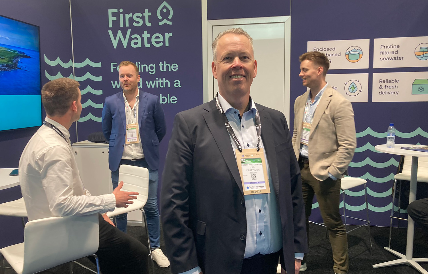 First Water CEO Eggert Kristofersson