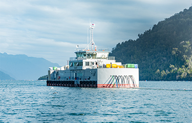 A Ventisqueros work vessel.