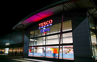 A Tesco Extra store in the UK