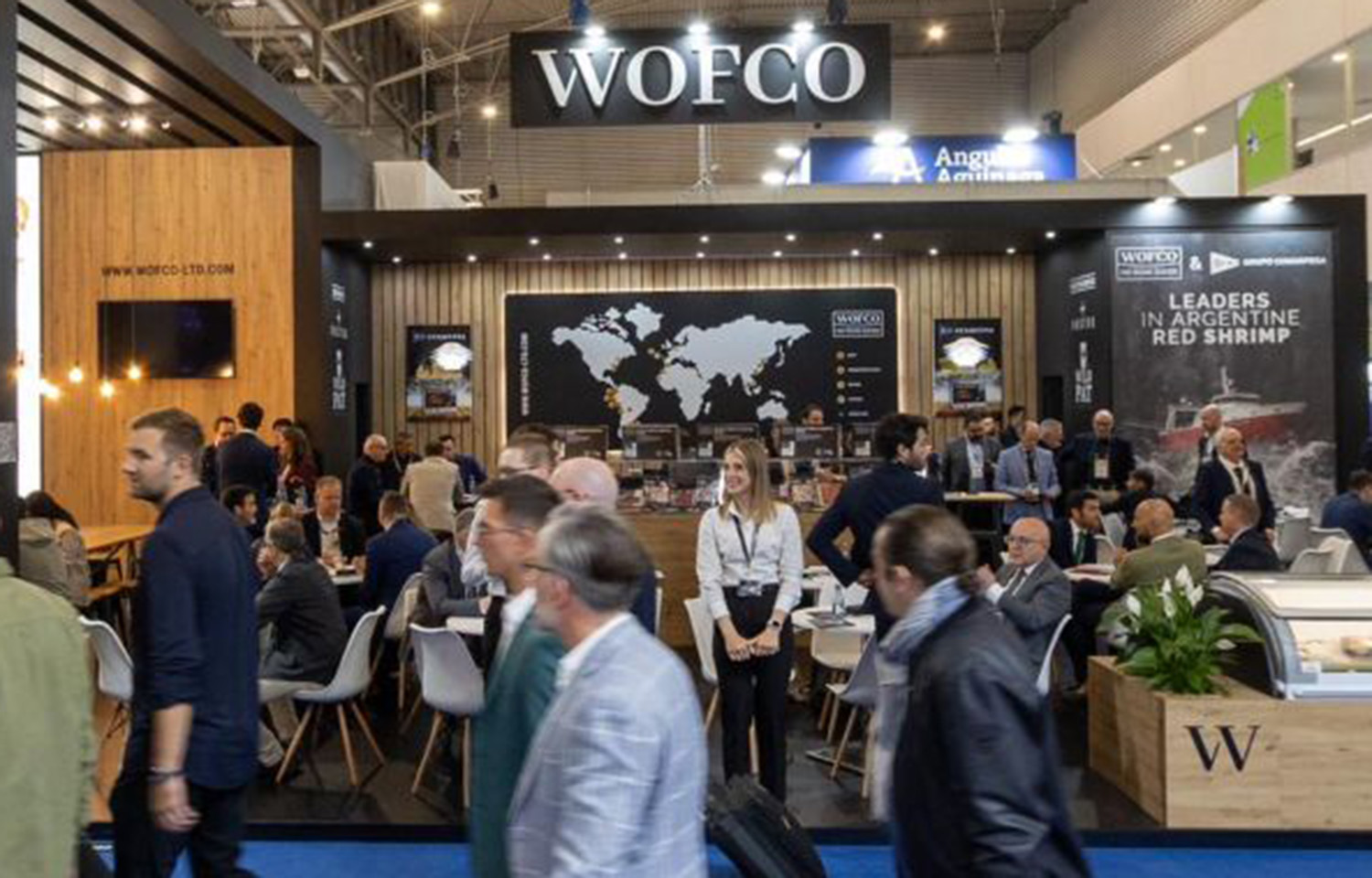 WOFCO's booth at the 2024 Seafood Expo Global.