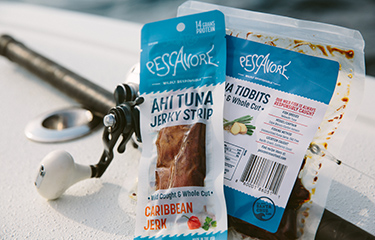 Pescavore's tuna jerky.