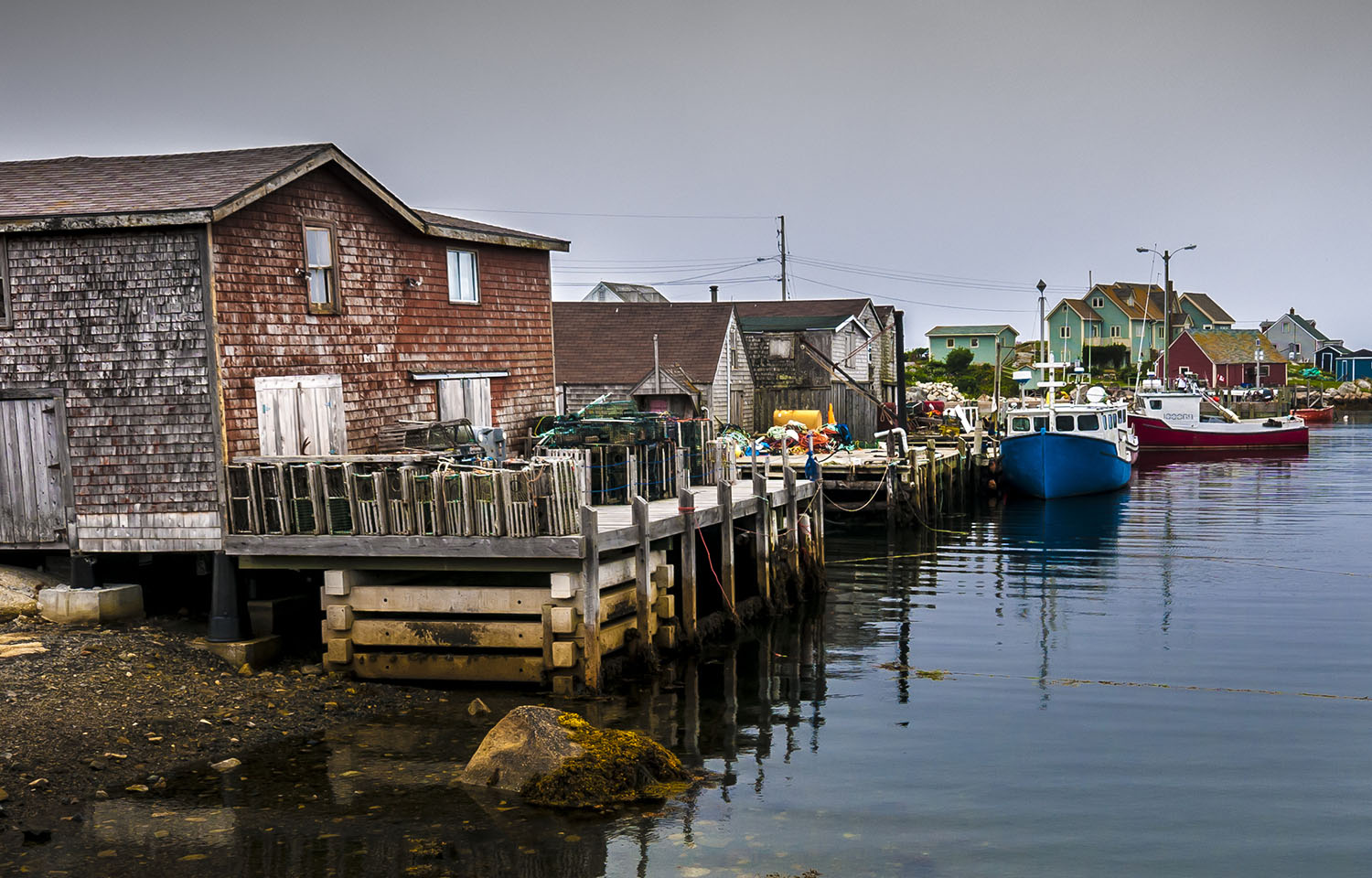 A harbor in Nova Scotia