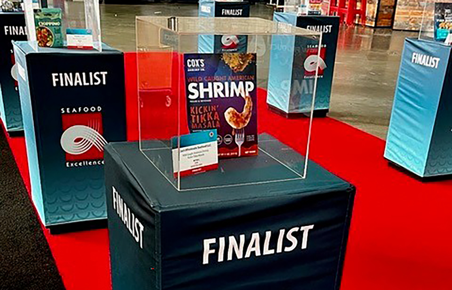 Cox's new Kickin’ Tikka Masala wild-caught shrimp product was a finalist within the Best New Retail Product category at the 2026 Seafood Excellence Awards
