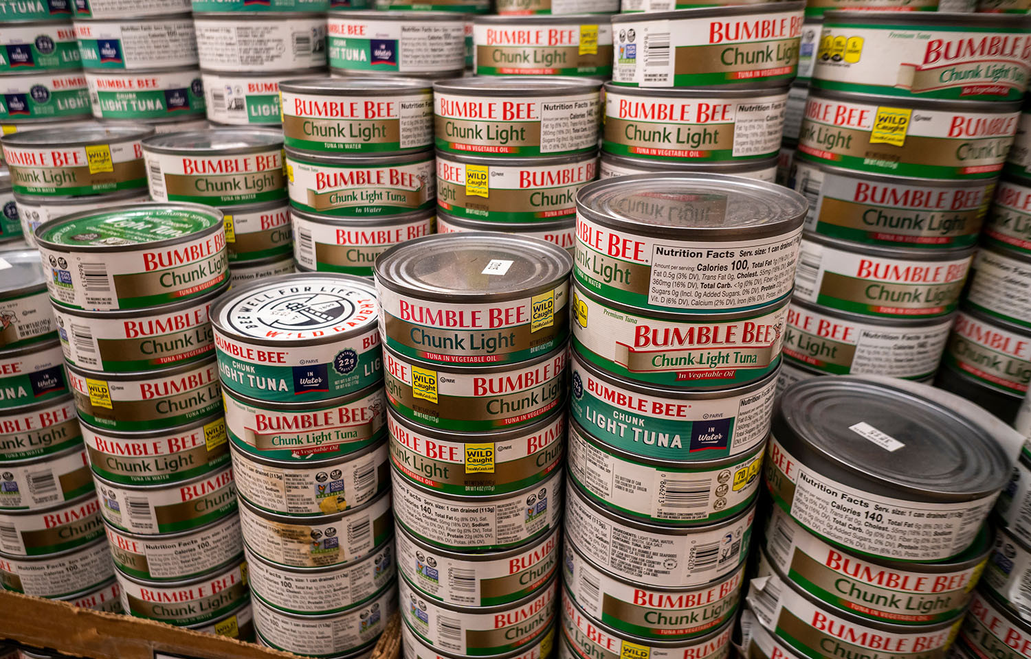 A photo of Bumble Bee canned tuna