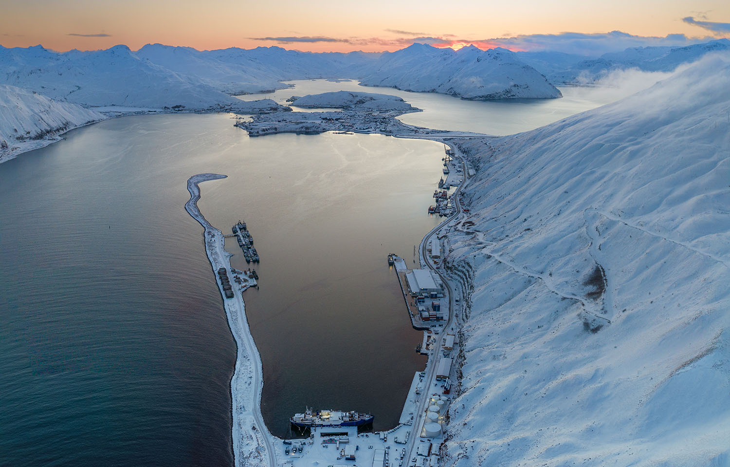 American Seafoods' facility in Unalaska, Alaska