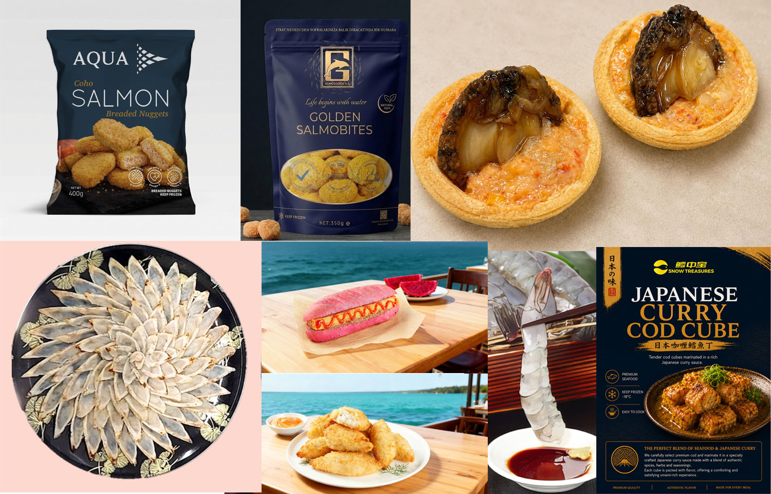 Products that will be displayed at Seafood Expo Asia/Seafood Processing Asia’s New Product Showcase and the Seafood Excellence Asia Awards competition
