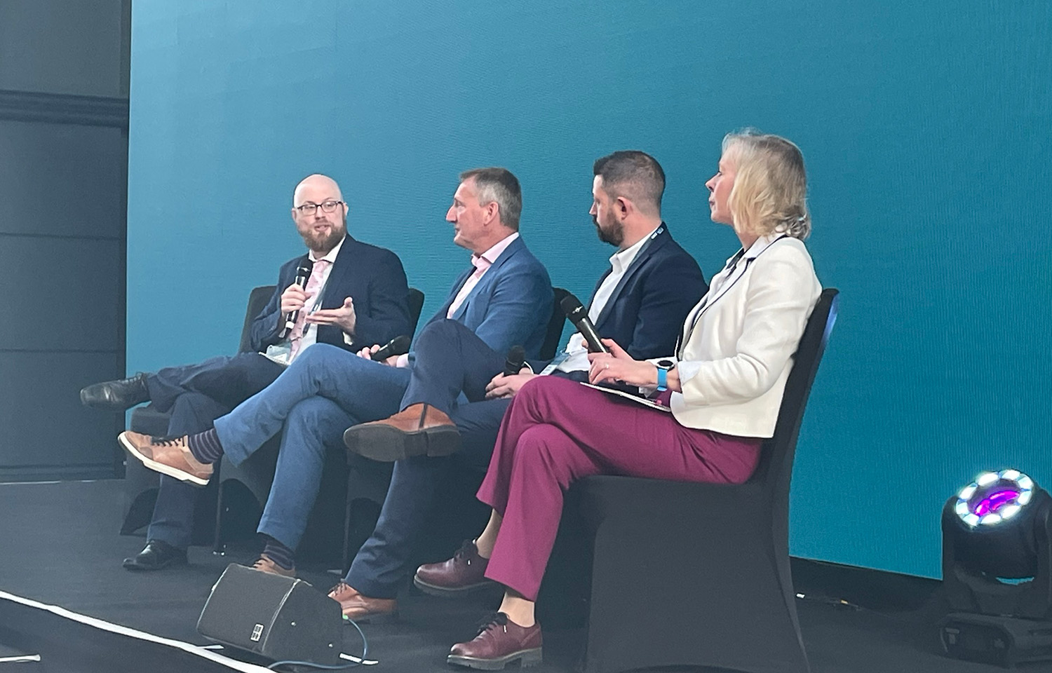 Representatives of Salmon Scotland, SSE Renewables, and the Scottish Fishermen's Federation spoke at RSS 2024