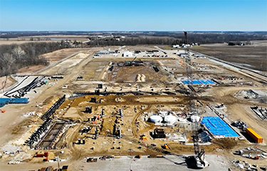 AquaBounty Technologies' progress on its Pioneer, Ohio facility.