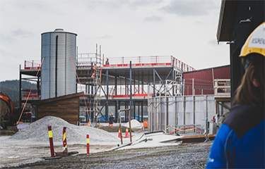 A Kvaroy plant under construction.