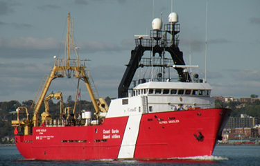 Canadian Coast Guard Vessel Alfred Needler, which was deemed beyond repair in February 2023