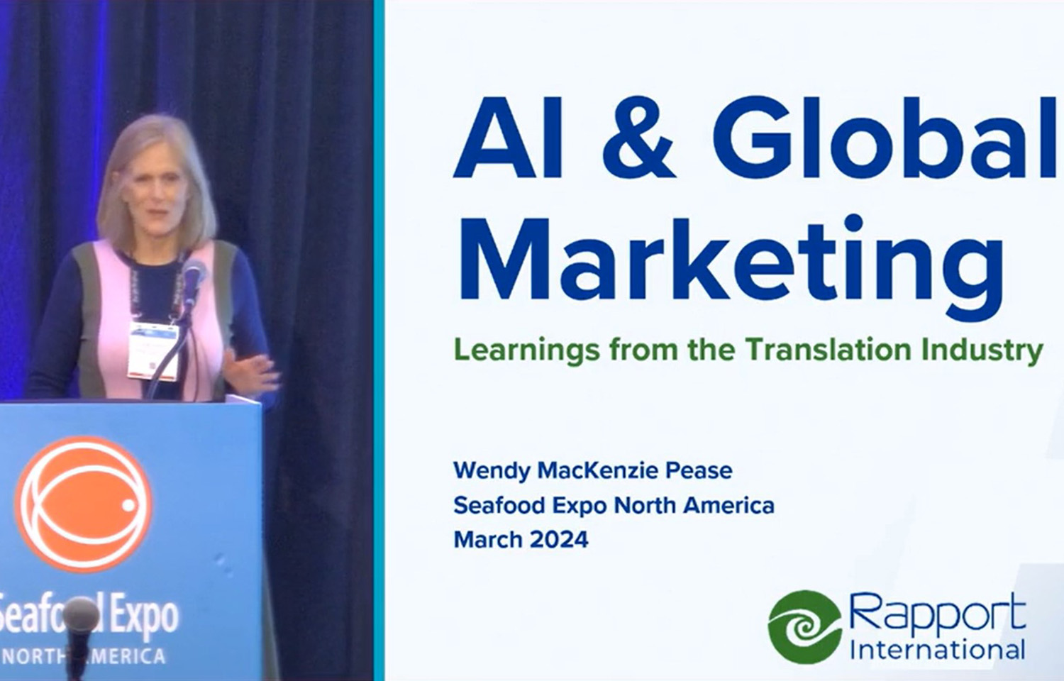 SENA video: AI or not in global marketing