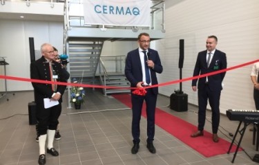 Norway's State Secretary Roy Angelvik opens Cermaq's Steigen plant