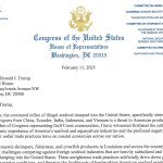 Letter from U.S. Representative Clay Higgins (R-Louisiana) to U.S. President Donald Trump