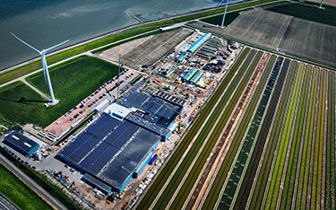 The Kingfish Company's facility in the Netherlands.