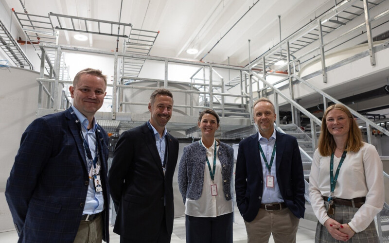 CFEED team, along with Norway's minister of aquaculture