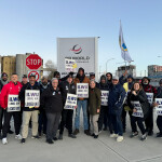 ILWU workers demonstrating