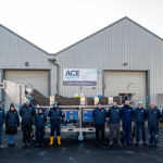 The Ace Aquatec team in Dundee, Scotland
