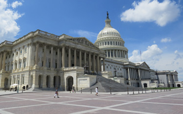 The exterior of U.S. Congress.