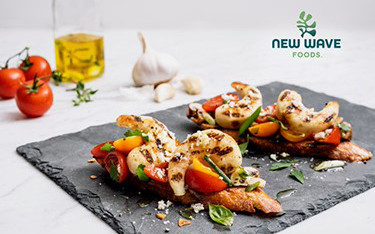 New Wave Foods' plant-based shrimp analog.