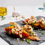 New Wave Foods' plant-based shrimp analog.