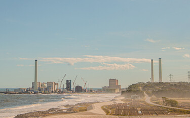 The Fukushima nuclear power plant.