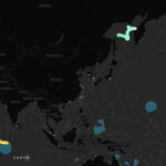 A screen shot of Oceana's IUU Vessel Tracker.