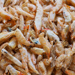 Vietnam is sending more dried and processed seafood products, like these shrimp, to China.