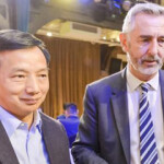 Guangdong Evergreen Group CEO Chen Dan (left)