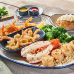 Red Lobster added new combination dishes that highlight lobster, shrimp, and other seafood under its “Feast” line.