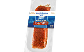 Atlantic salmon in Thai Chili sauce from Pacific Seafood.