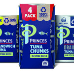Princes' tuna products will now have 50 percent less yellowfin tuna from the Indian Ocean.