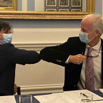 MarinTrust CEO Francisco Aldon and GSA Standards Coordinator Dan Lee finalized a memorandum of understanding between the two organizations