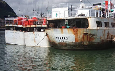 The Israr 1, 2, and 3, which have all had insurance coverage pulled following an Environmental Justice Foundation report.