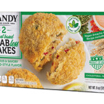 Handy Seafood's new Plant-based Crabless Cake analog