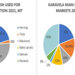 A breakdown of Karavela's exports by species and country.