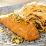 A plant-based salmon analog made by Isreal-based Plantish