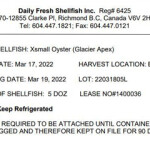 A recall of Canadian oysters due to a norovirus outbreak widened on 31 March, 2022.