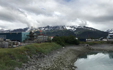 An OBI Seafoods processing facility in Alaska
