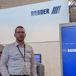 BAADER North America CEO Nils Rabe at the company's booth at Seafood Expo Global.