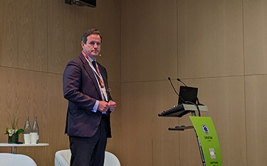 Europêche President and Secretary General of CEPESCA Javier Garat Perez speaking during Seafood Expo Global 2022